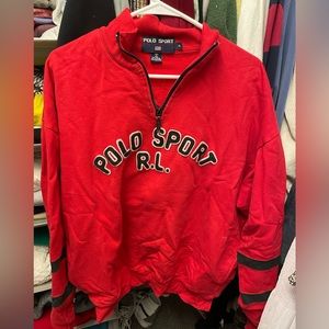 Vintage Polo Sport quarter zip size XL